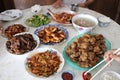 Chinese traditional family Reunion dinner