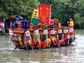 Chinese traditional festival, Dragon Boat Festival dragon boat will win emphasizes