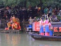 Chinese traditional festival, Dragon Boat Festival dragon boat will win emphasizes