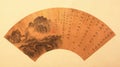 Chinese traditional folding fan Royalty Free Stock Photo