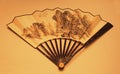 Chinese traditional folding fan Royalty Free Stock Photo