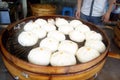 Chinese traditional food steamed stuffed bun Royalty Free Stock Photo