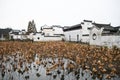 Chinese traditional Hui Style ancient architecture Royalty Free Stock Photo