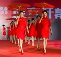 Chinese traditional lady dress show