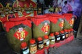 Chinese traditional liquor in the store Royalty Free Stock Photo