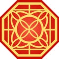 Chinese Traditional Octagon Pattern, Lucky, Fortune