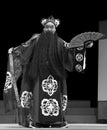 Chinese traditional opera actor with theatrical costume