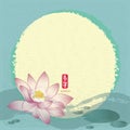 Chinese Traditional Painting: Lotus