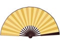 Chinese traditional paper fan Royalty Free Stock Photo