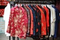 Chinese traditional silk clothes Royalty Free Stock Photo