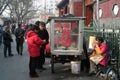 A chinese traditional snack vendor