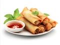 Chinese traditional spring rolls