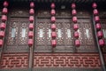 chinese traditional style windows with beautiful patterns in Wuhan city china