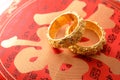 Chinese traditional wedding gold bangles