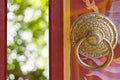 Chinese Traditional Wooden Door Royalty Free Stock Photo