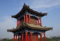 Chinese unique traditional pavilion building