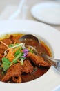 Chinese vegetarian mock chicken curry