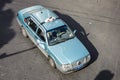 Chinese version of Volkswagen Santana Vista as a taxi cab in Shanghai city