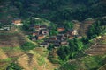 Chinese village in Longji terrace,Guilin