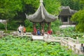 Chinese visitors at Guyi Gardens Royalty Free Stock Photo