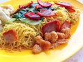 Chinese Wanton Noodles Royalty Free Stock Photo