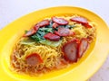 Chinese Wanton Noodles Royalty Free Stock Photo