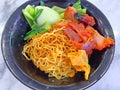 Chinese Wanton Noodles Royalty Free Stock Photo