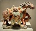 Chinese warrior ceramic figure. Dali, Yunnan, China