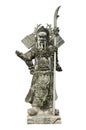 Chinese warrior statues.