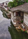 Chinese water village Royalty Free Stock Photo