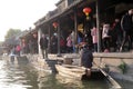 Chinese water village Xitang in Zhejiang Province, China Royalty Free Stock Photo