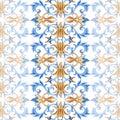 Chinese watercolor seamless pattern