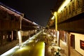 The Chinese watery town buildings Royalty Free Stock Photo