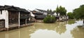 The Chinese watery town buildings Royalty Free Stock Photo