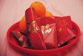 Chinese Wedding Red Envelope Orange