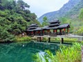 Chinese wind and rain bridge