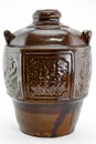 Chinese wine jar Royalty Free Stock Photo