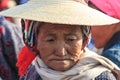 Chinese woman in ancient attire during the Heqing Qifeng Pear Flower festival