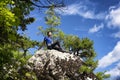 Chinese woman on monument mountain great barrington