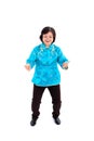 Chinese Woman performs Tai Chi Royalty Free Stock Photo