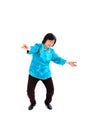 Chinese Woman performs Tai Chi Royalty Free Stock Photo