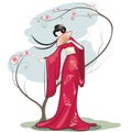 Chinese woman Royalty Free Stock Photo