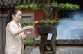 Wenshu Buddhist Temple in Chengdu, China