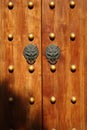 Chinese wooden door Royalty Free Stock Photo