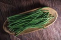 Chinese yard-long green beans Royalty Free Stock Photo