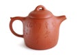Chinese Yixing clay tea pot Wen Zhang Ben Tian Cheng, Miao Shou Royalty Free Stock Photo