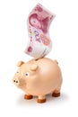 Chinese China Yuan Money Piggybank Royalty Free Stock Photo
