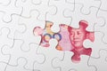 Chinese yuan and puzzle piece