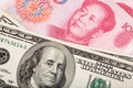 Chinese yuan and us dollar