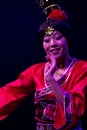 Chinese dancers. Zhuhai Han Sheng Art Troupe. Royalty Free Stock Photo